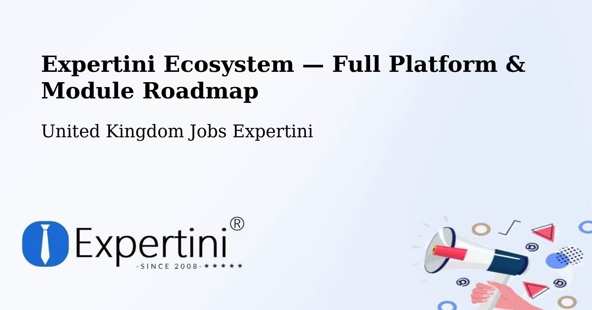Expertini Ecosystem — Full Platform & Module Roadmap – Epsom